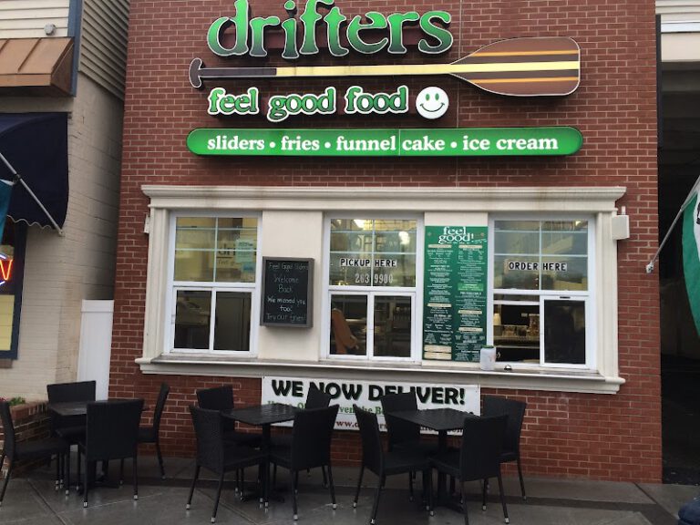 Drifters Feel Good Food restaurant Ocean City NJ