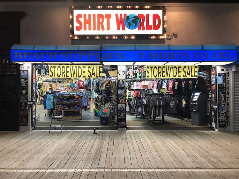 Shirt World shop Ocean City NJ